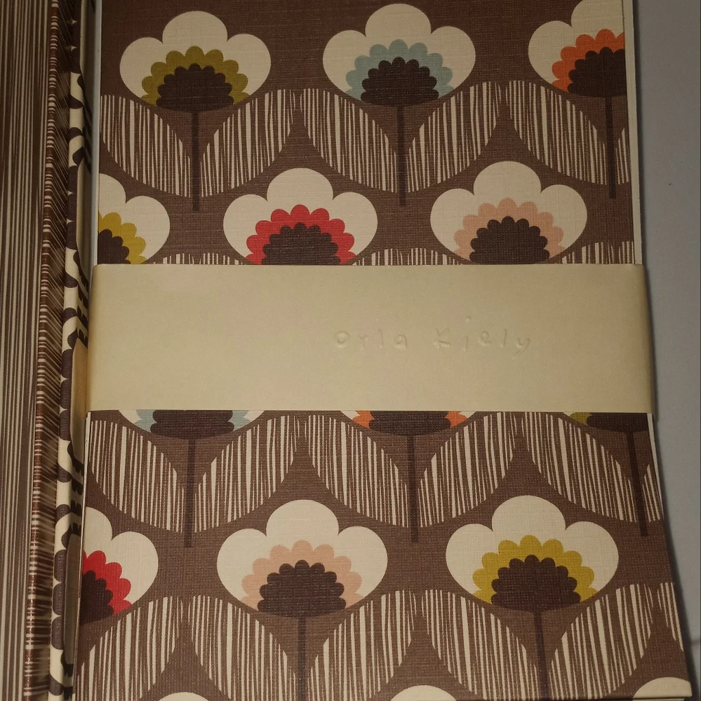 Orla Kiely Floral Notecard Poster Set NIB - Picture 3 of 4